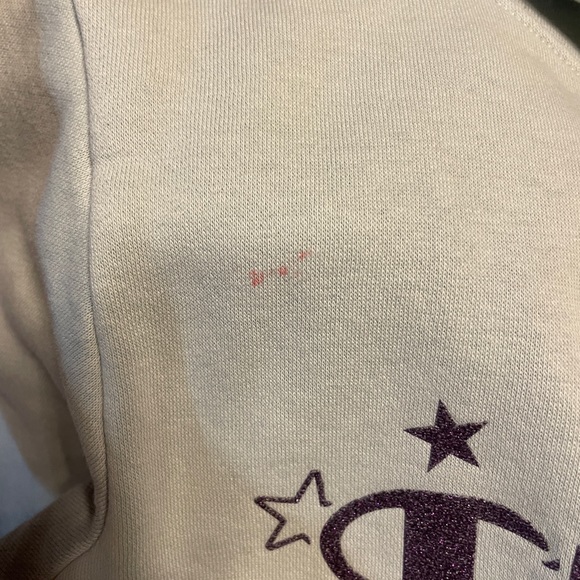 Champion Hoodie Youth Girls Blue & Purple Pull Over Sweater Sweatshirt Sz Medium - Picture 4 of 4